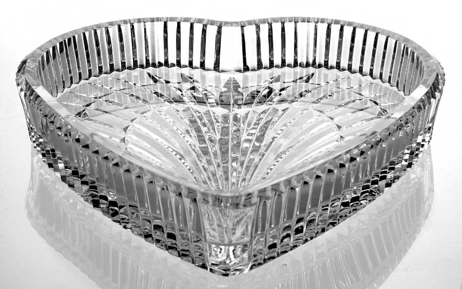 Vanity Heart Shape Tray by Waterford Crystal-1