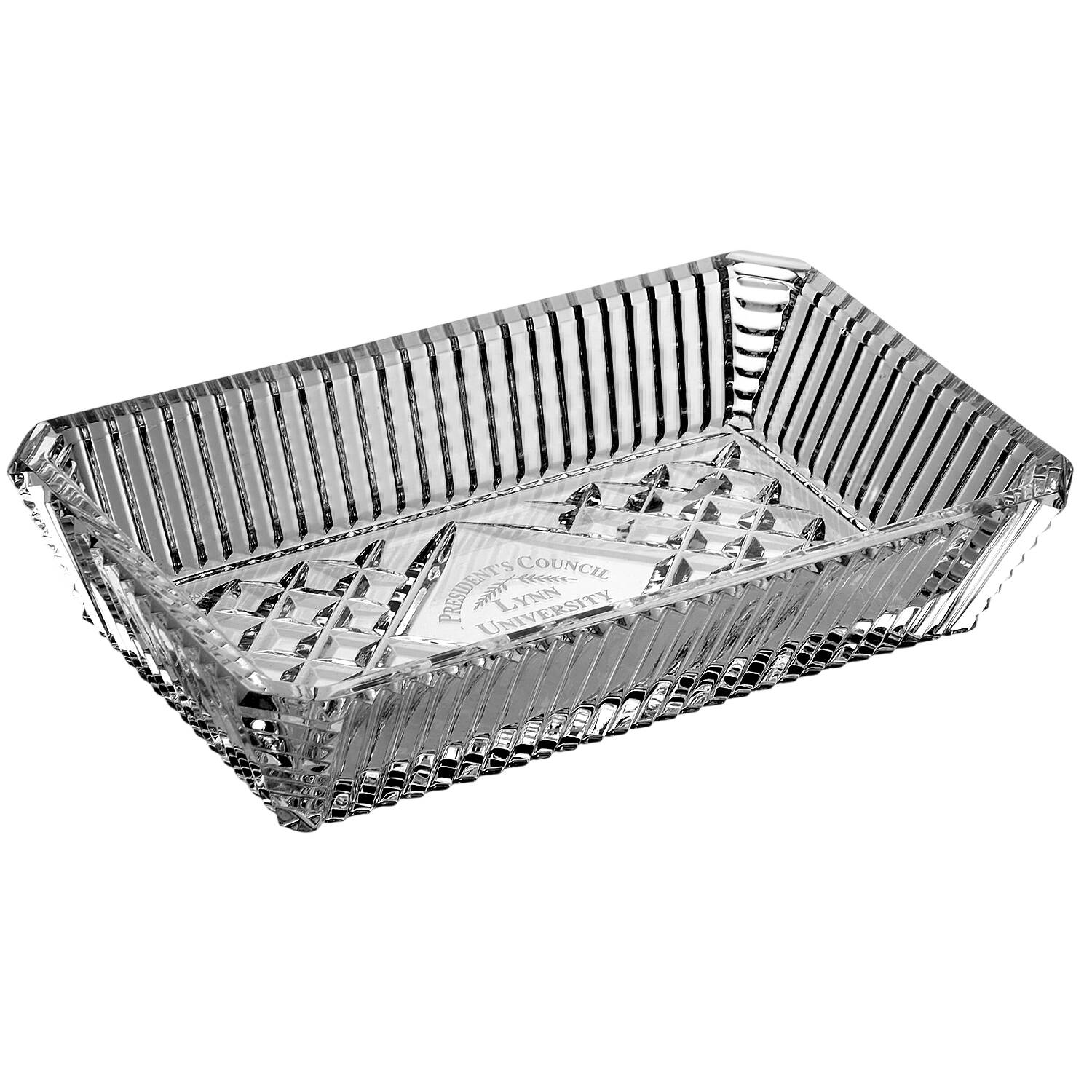 Vanity Rectangular Mint Tray by Waterford Crystal-1