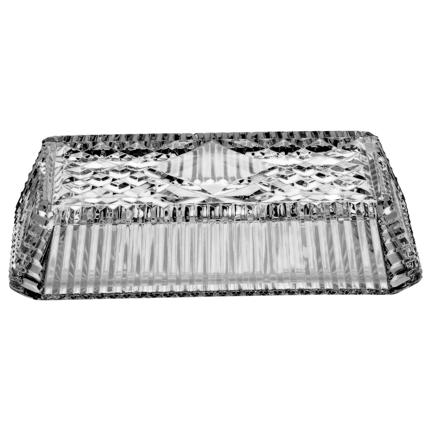 Vanity 7" Rectangular Tray by Waterford Crystal-1