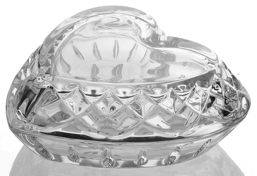 Boxes Medium Heart Box with Lid by Waterford Crystal-1