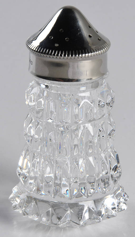 Salt & Pepper, Salt Dips Shaker with Metal Lid by Waterford Crystal-1