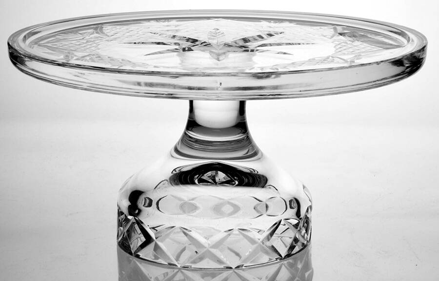 Table Accessories 10" Diameter High Cake Stand by Waterford Crystal-1