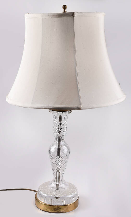 Lamps 24" Electric Lamp & Shade by Waterford Crystal-1