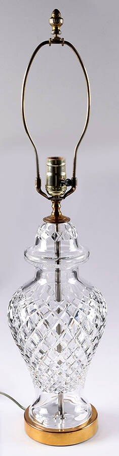 Lamps 27" Electric Lamp Base by Waterford Crystal-1