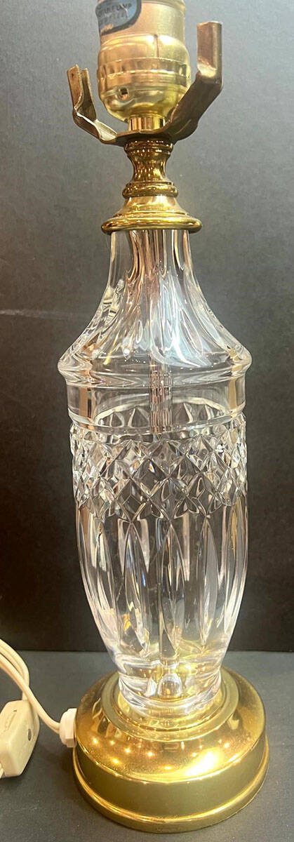 Lamps 13" Electric Lamp Base by Waterford Crystal-1
