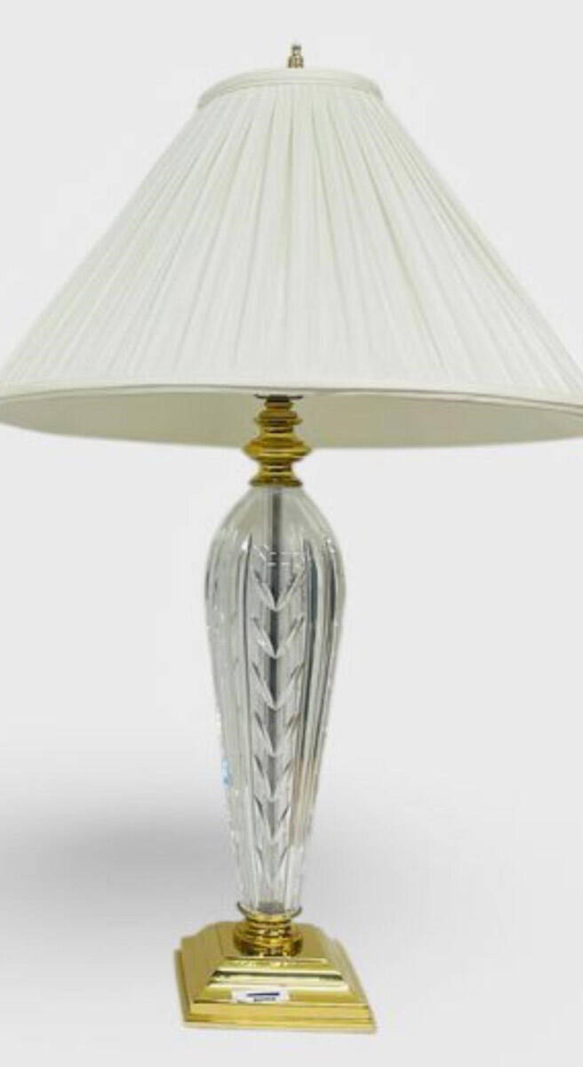 Lamps Lamp-Electric & Shade 28" by Waterford Crystal-1