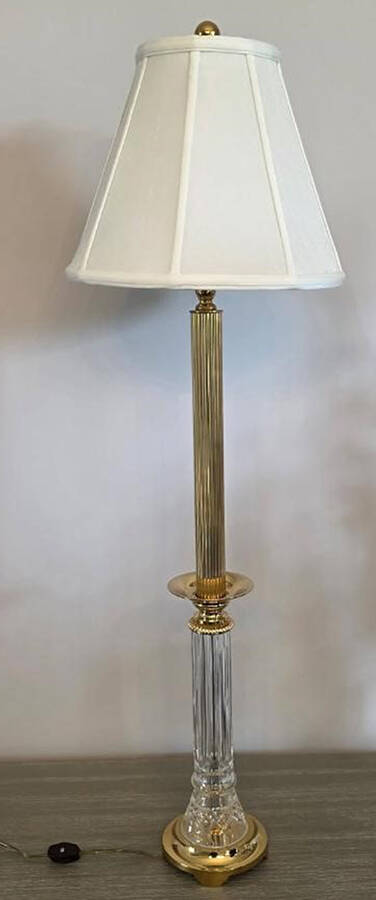 Lamps Lamp-Electric & Shade 32" by Waterford Crystal-1