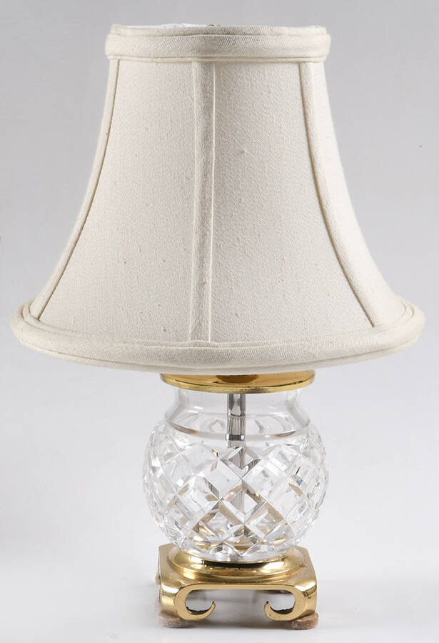Lamps 8" Electric Lamp & Shade by Waterford Crystal-1