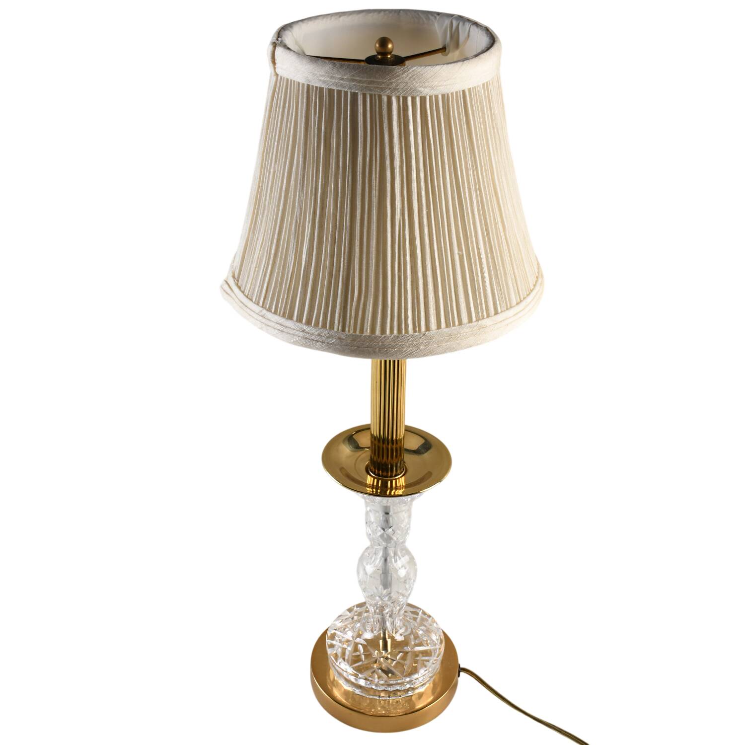 Lamps 20" Buffet Lamp & Shade by Waterford Crystal-1