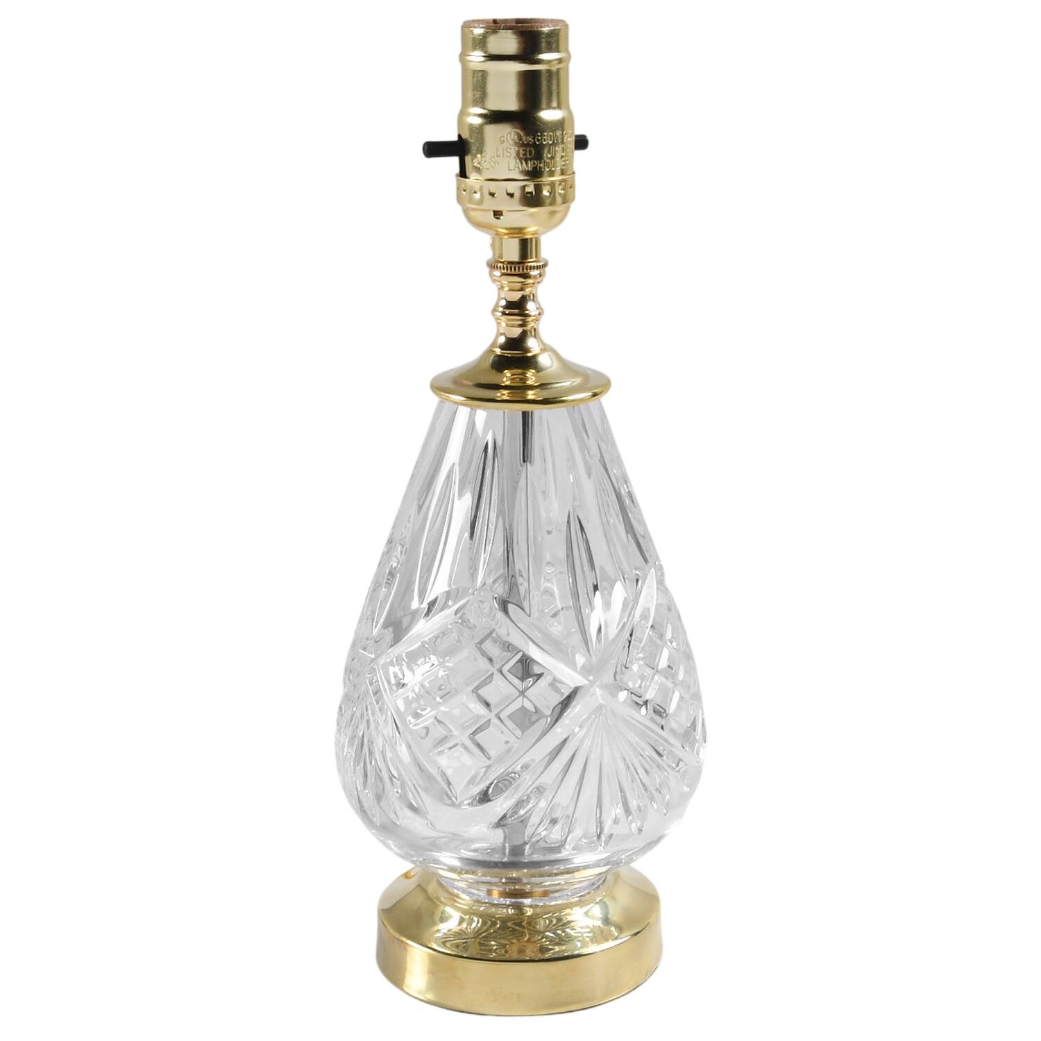 Lamps 11" Electric Lamp Base by Waterford Crystal-1