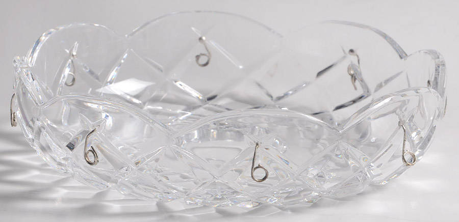 Powerscourt P.1 6" Plate/Bobeche (Holds 8 Drops) by Waterford Crystal-1