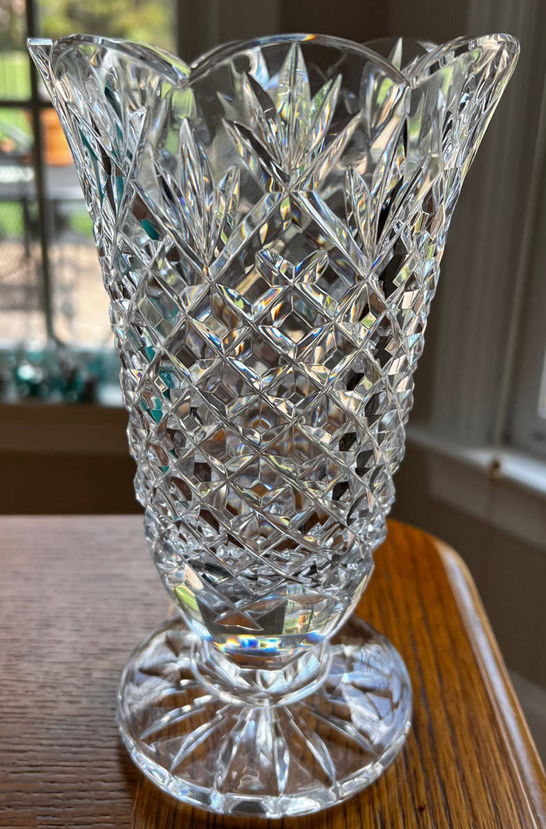 Vases and Urns 8" Flower Vase by Waterford Crystal-1