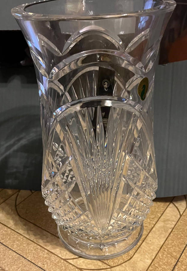 Vases and Urns 10" Flower Vase by Waterford Crystal-1