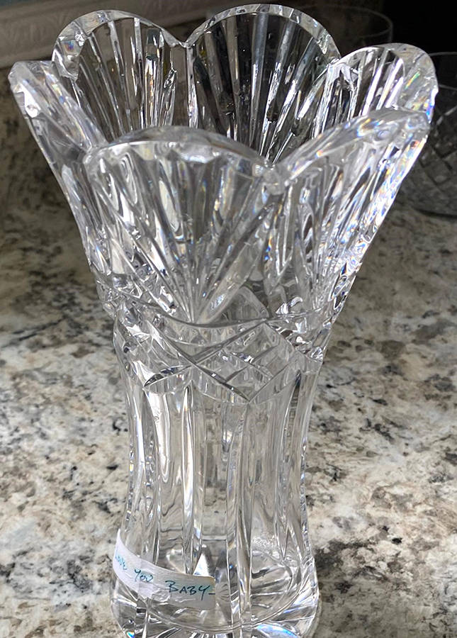 Vases and Urns 8" Flower Vase by Waterford Crystal-1