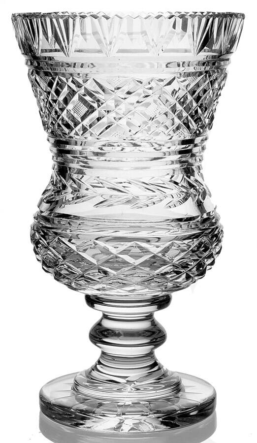 Vases and Urns 9'' Footed Vase by Waterford Crystal-1