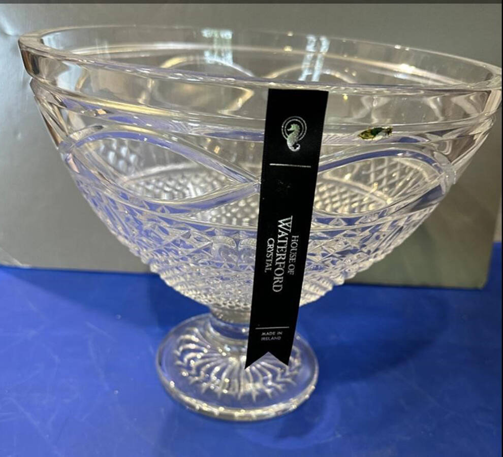 Celtic Knot Footed Centerpiece Bowl by Waterford Crystal-1