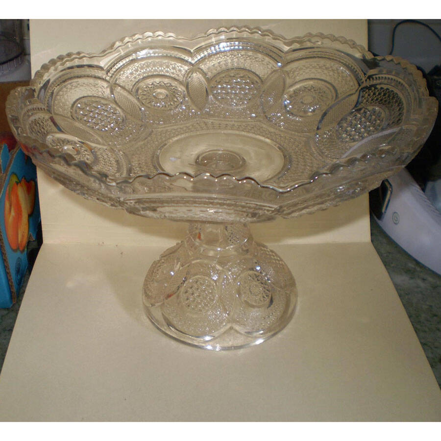 Big Wheels Round Compote (Height X Width) by Westmoreland-1