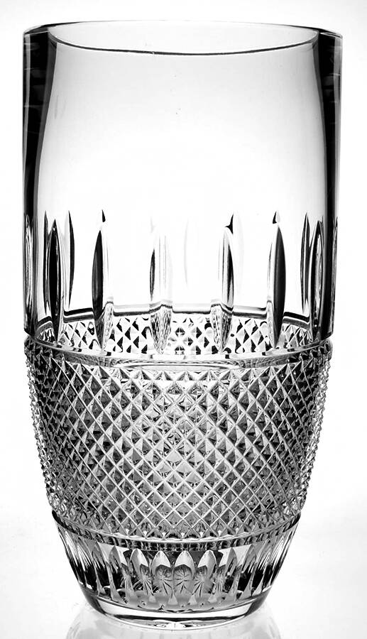 Mastercraft Irish Lace 12" Flower Vase by Waterford Crystal-1