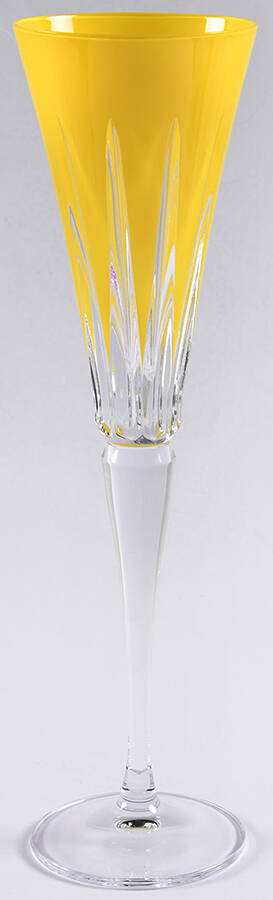 New Year Fireworks Yellow Fluted Champagne by Waterford Crystal-1