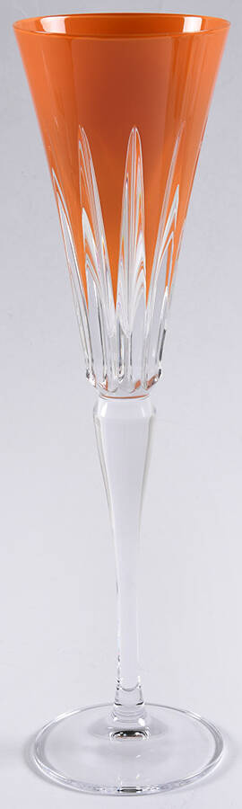 New Year Fireworks Orange Fluted Champagne by Waterford Crystal-1