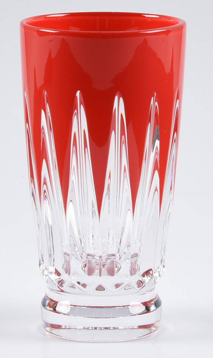 New Year Fireworks Red Shot Glass by Waterford Crystal-1