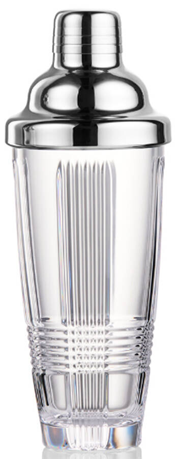 Vector Cocktail Shaker & Metal Lid by Waterford Crystal-1