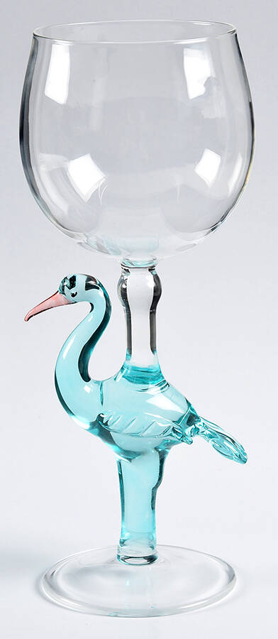 Sculptured Wine Glasses Wine by Yurana Crystal-1