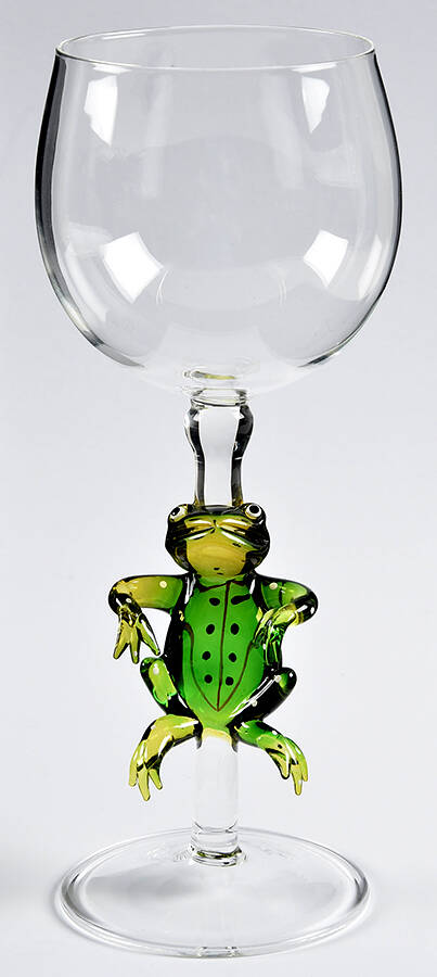 Sculptured Wine Glasses Wine by Yurana Crystal-1