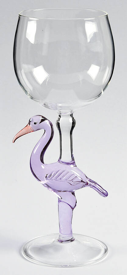 Sculptured Wine Glasses Wine by Yurana Crystal-1