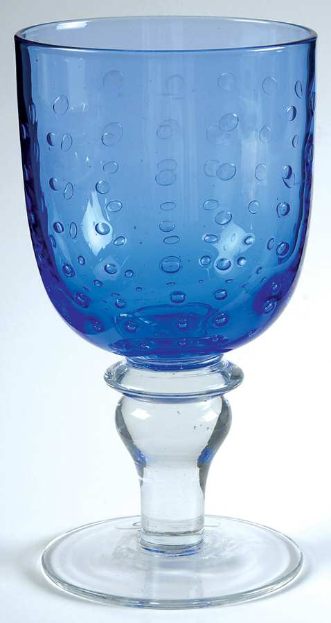 Pavilion Blue Clear Wine Glass by Zrike-1