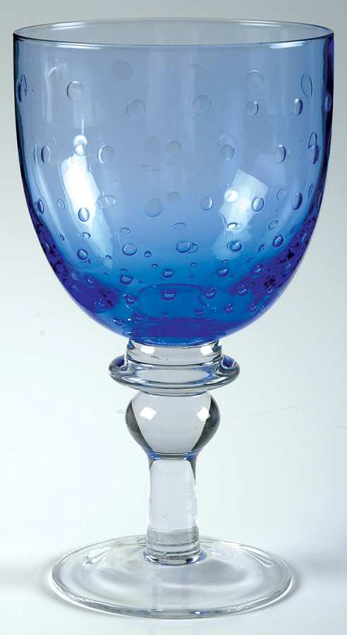 Pavilion Blue Clear Water Goblet by Zrike-1