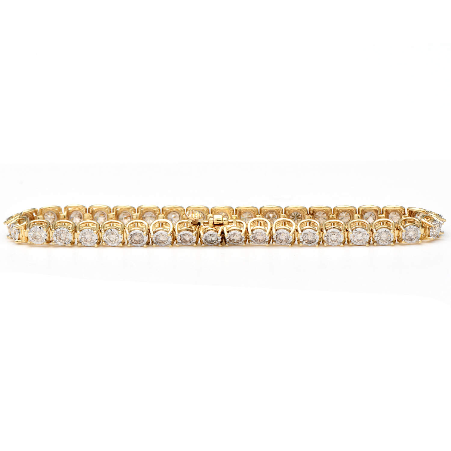 14KY Diamond (2.25) Tennis Bracelet-2