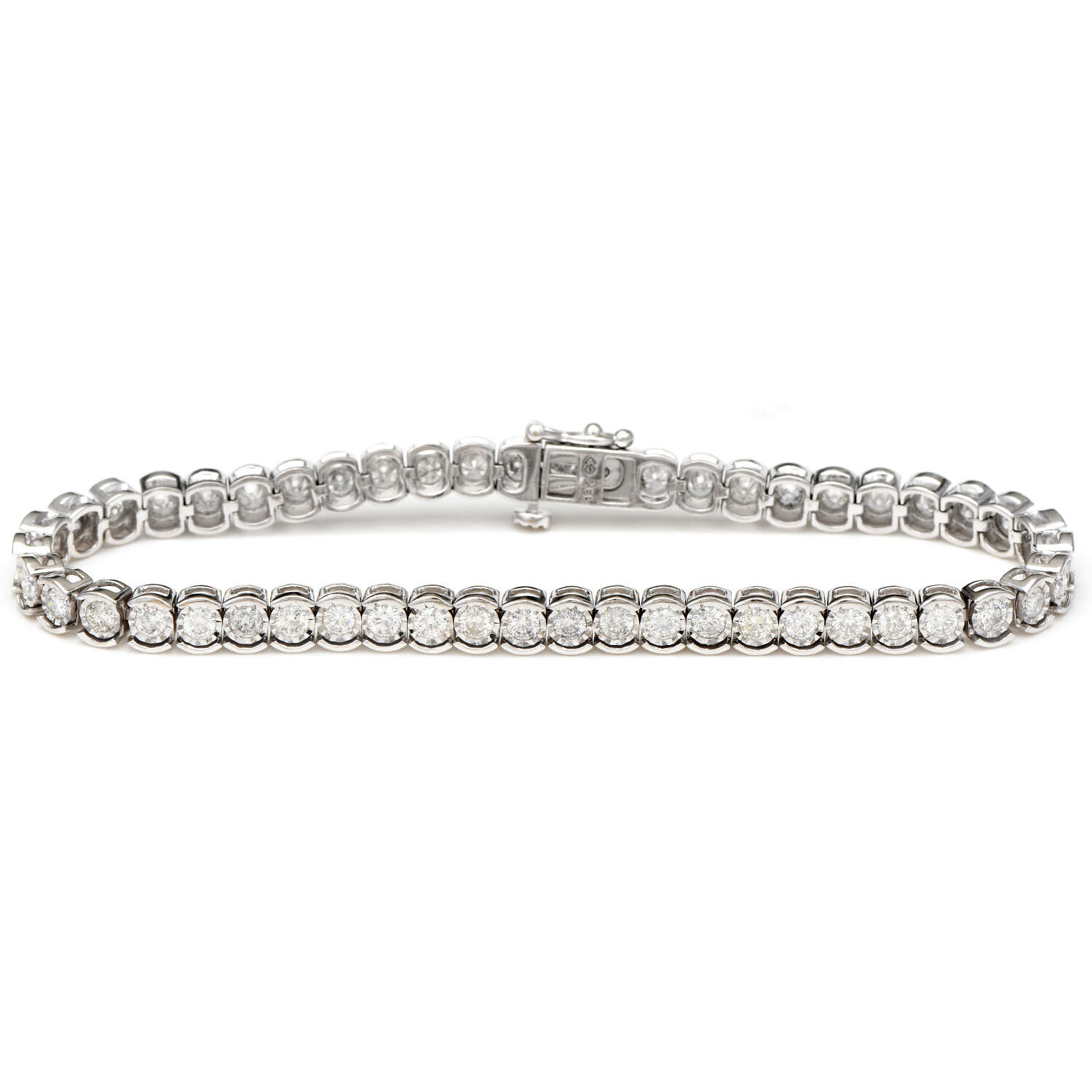 14KW Diamond (3.0) Tennis Bracelet-1