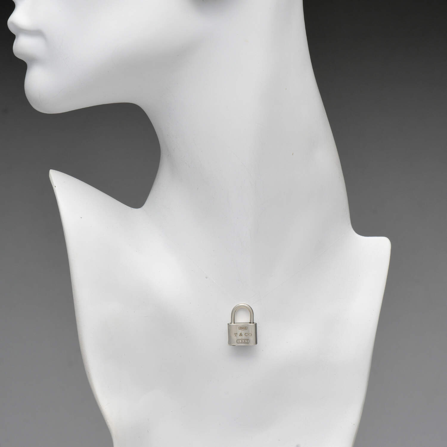 Sterling Silver Tiffany & Co. "1837" Lock Charm-2