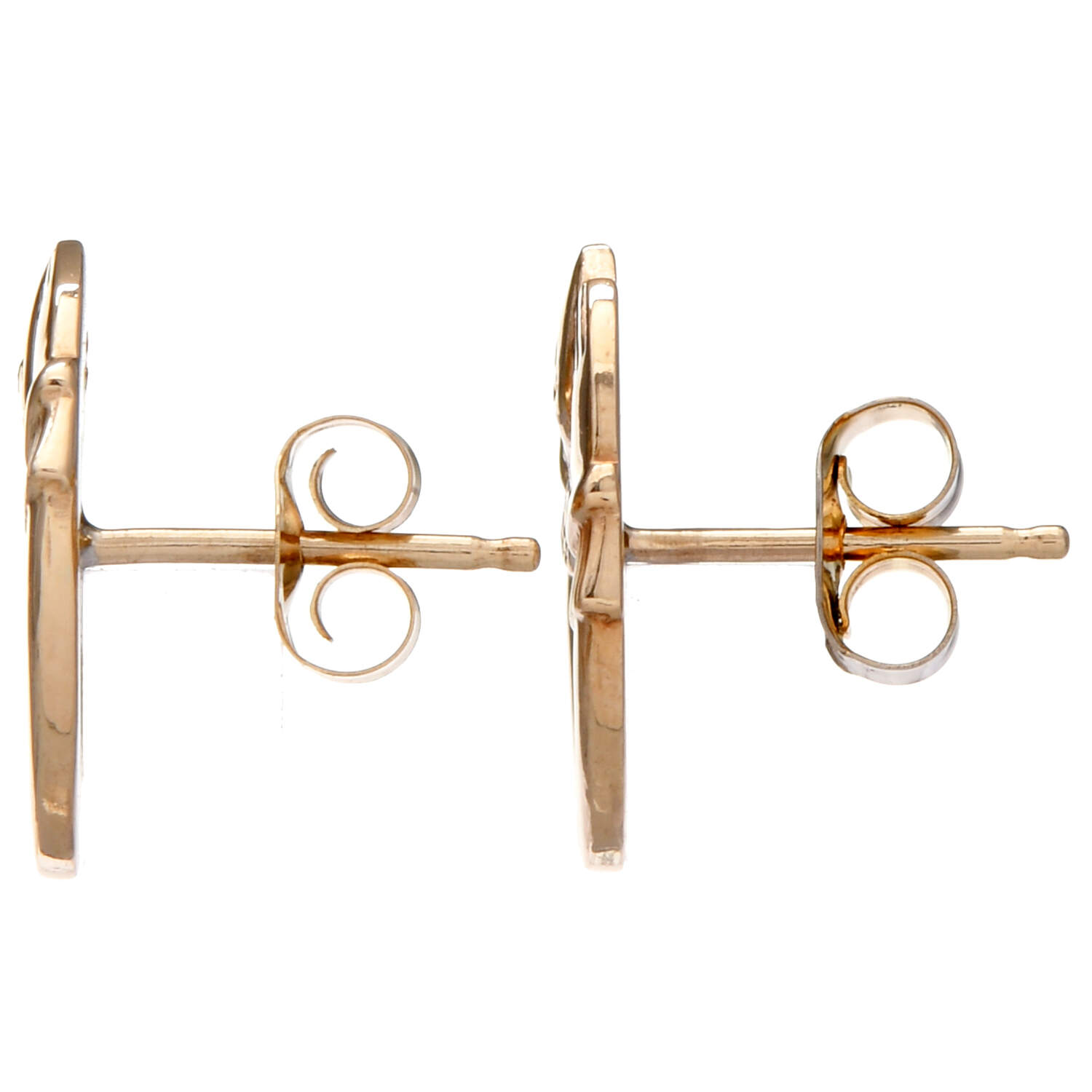 9KYW Claddagh Stud Earrings-2