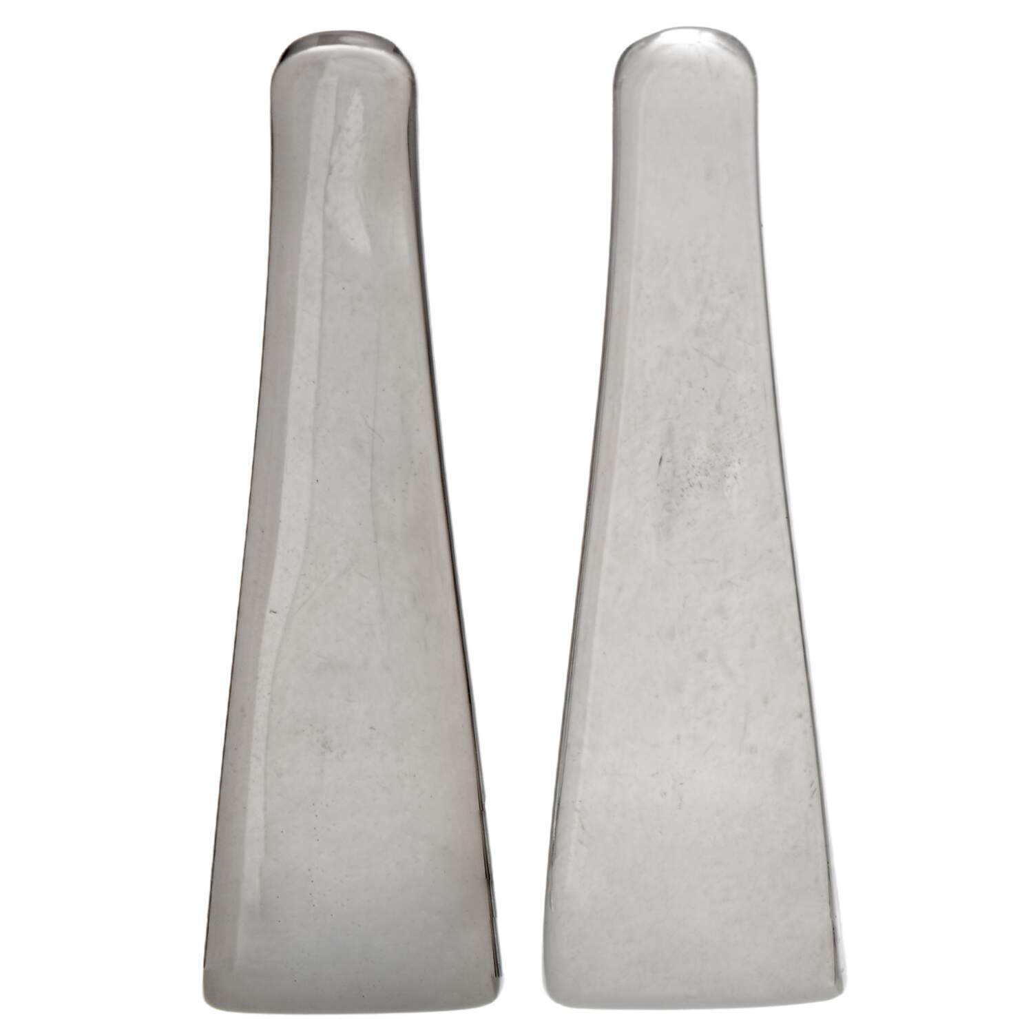 14KW Italian High Polished Hoop Earrings-1