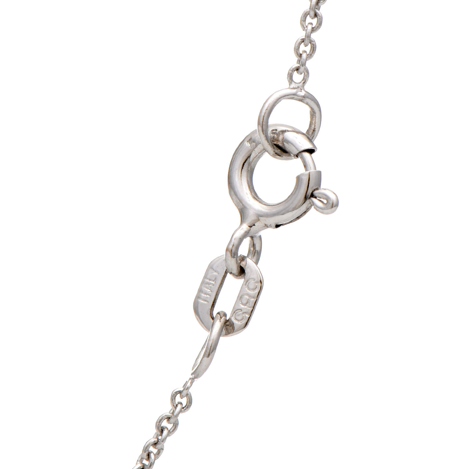 14KW Pave Diamond (0.75) Fleur-De-Lis Necklace-3