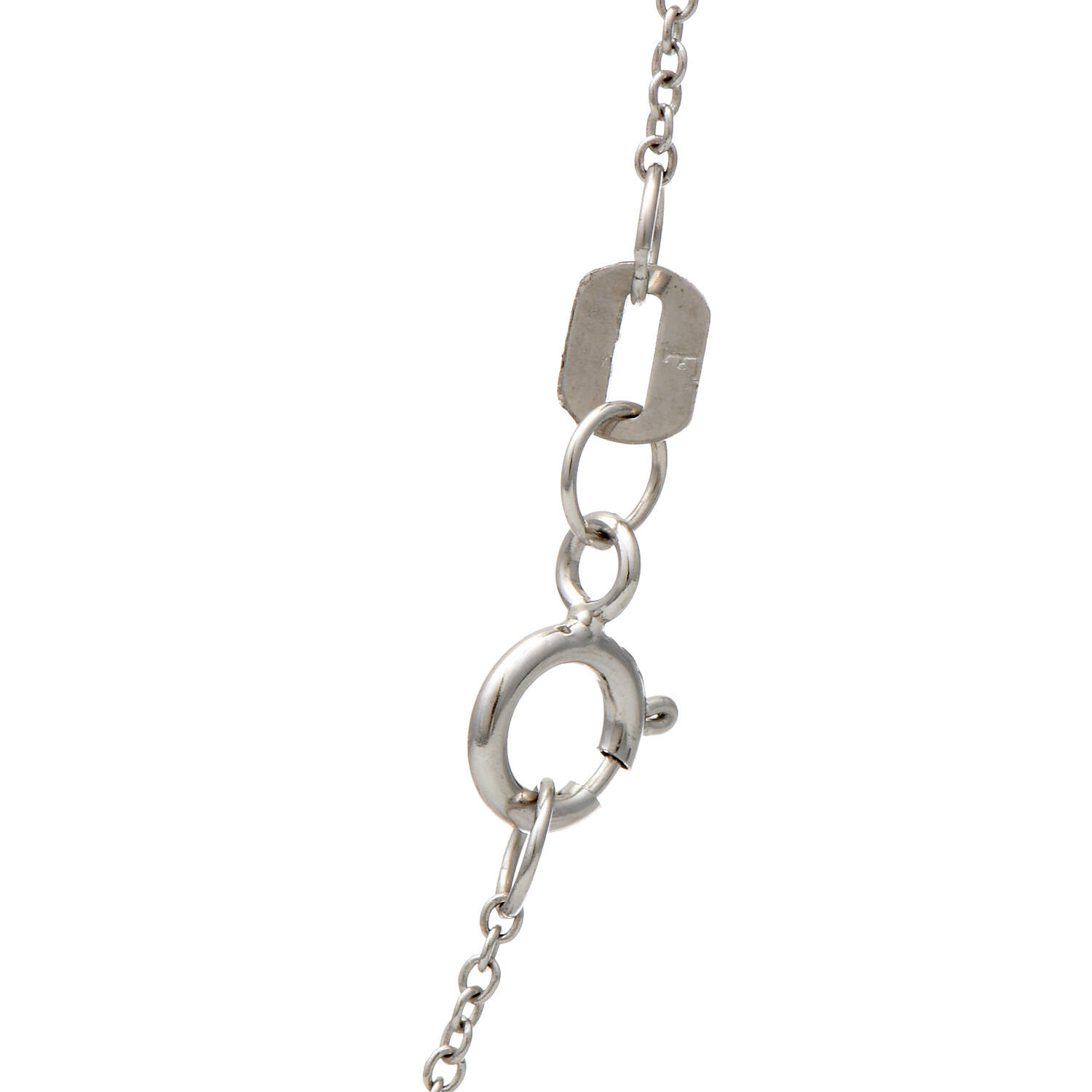 14KW Aquamarine(0.74) & Diamond(0.10) Geometric Pendant Necklace-3