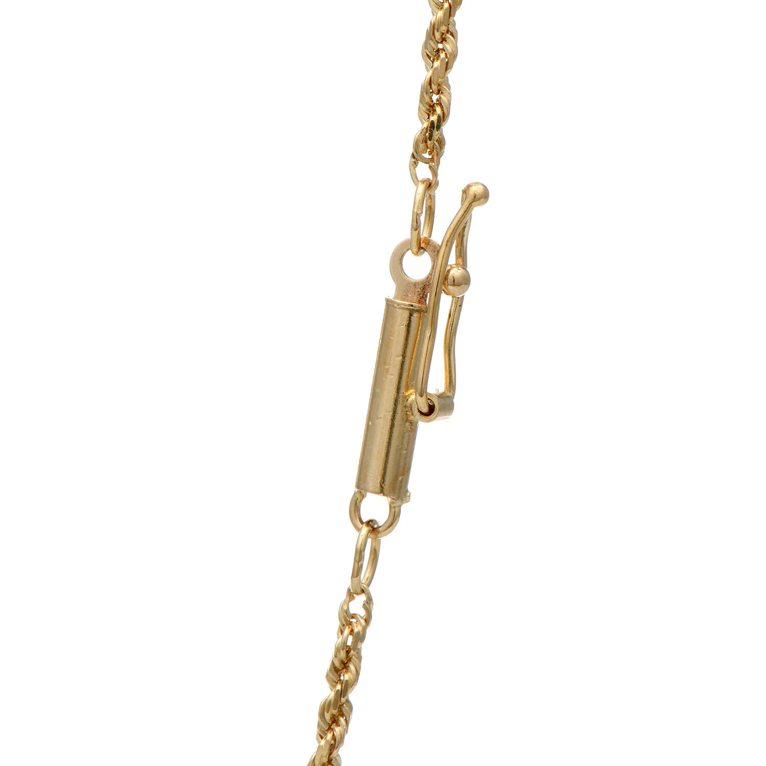 14KY Rope Chain Necklace-2