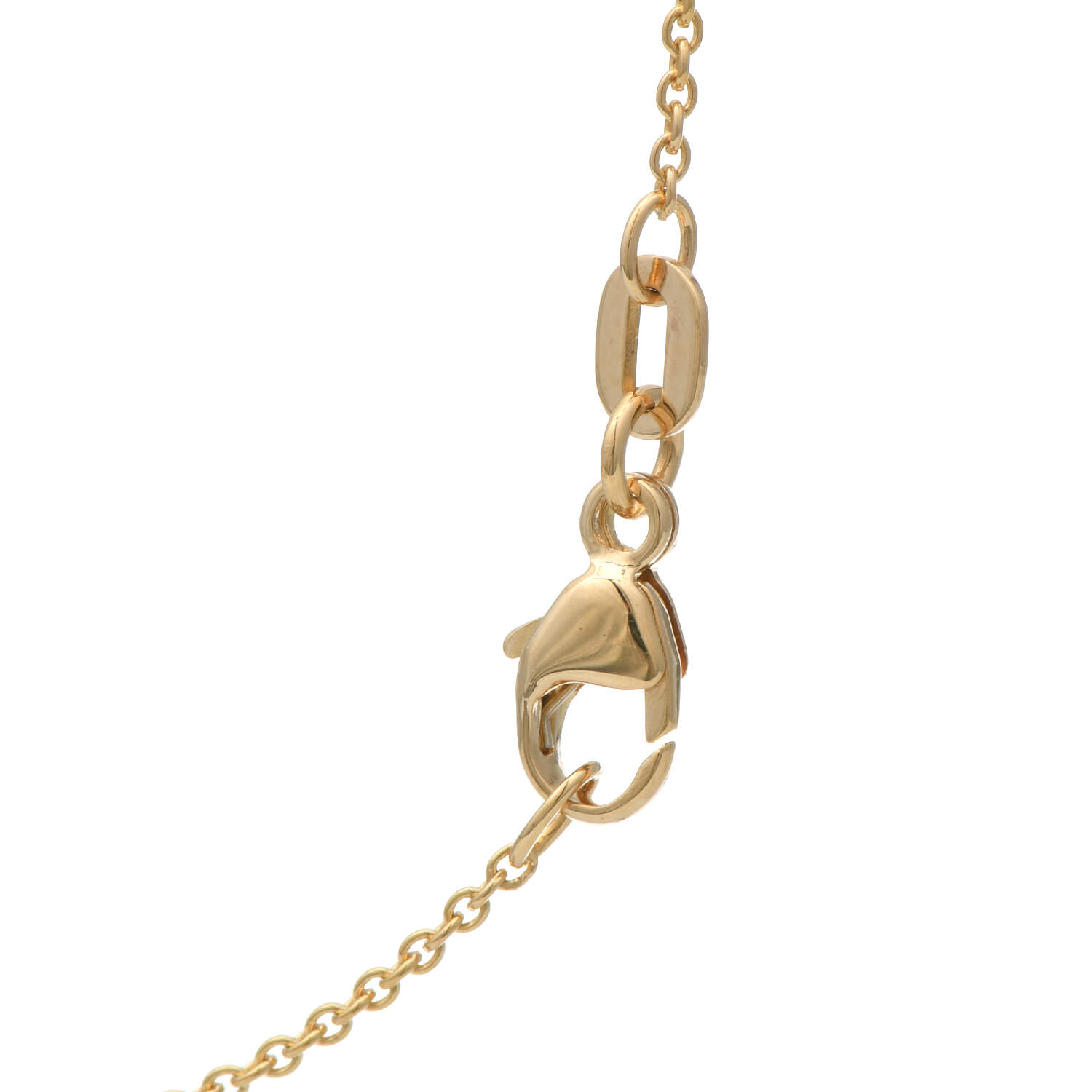 18KY Spark Ruby(0.40) & Diamond(0.28) Circle Necklace-3