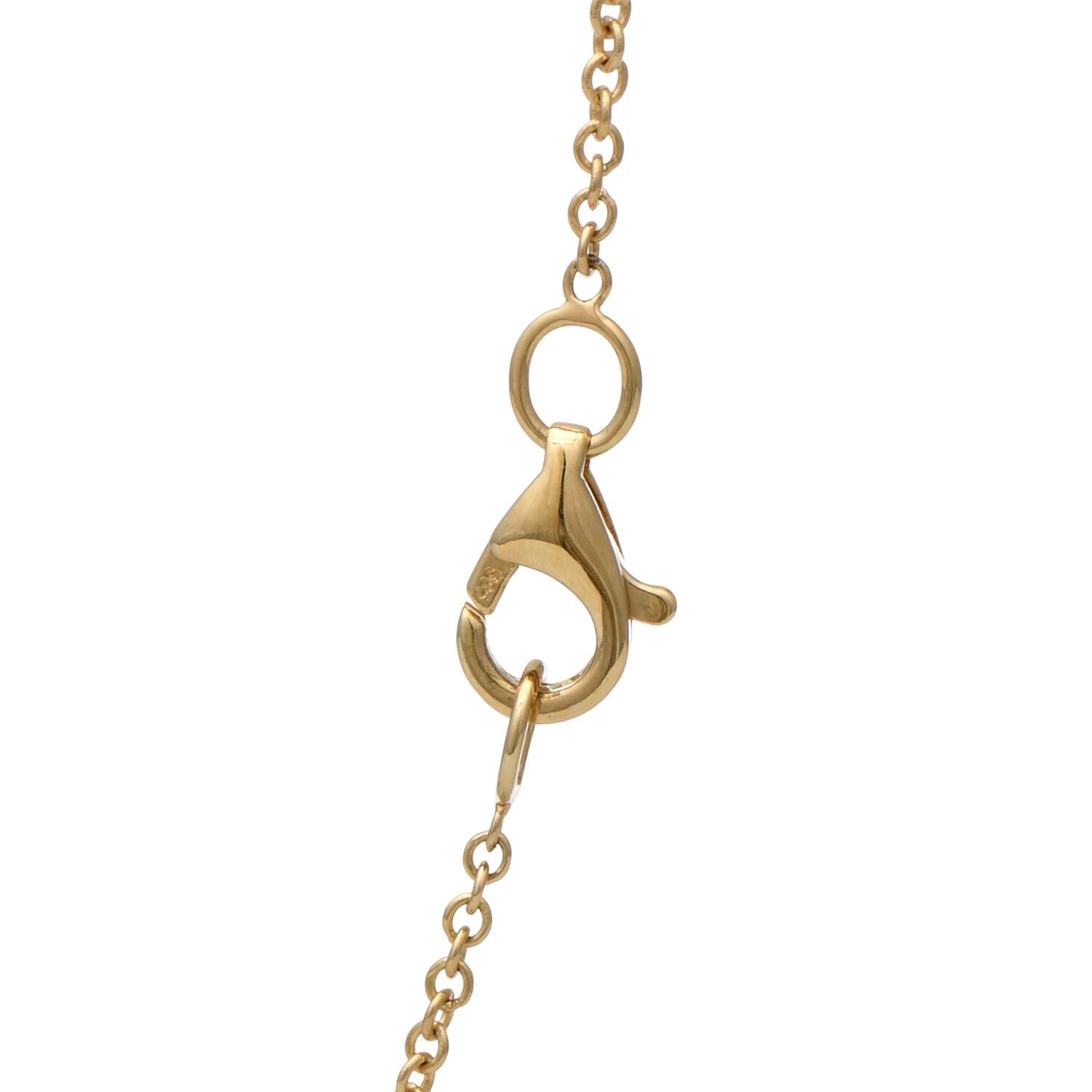14KY Diamond(0.32) Flower Necklace-3