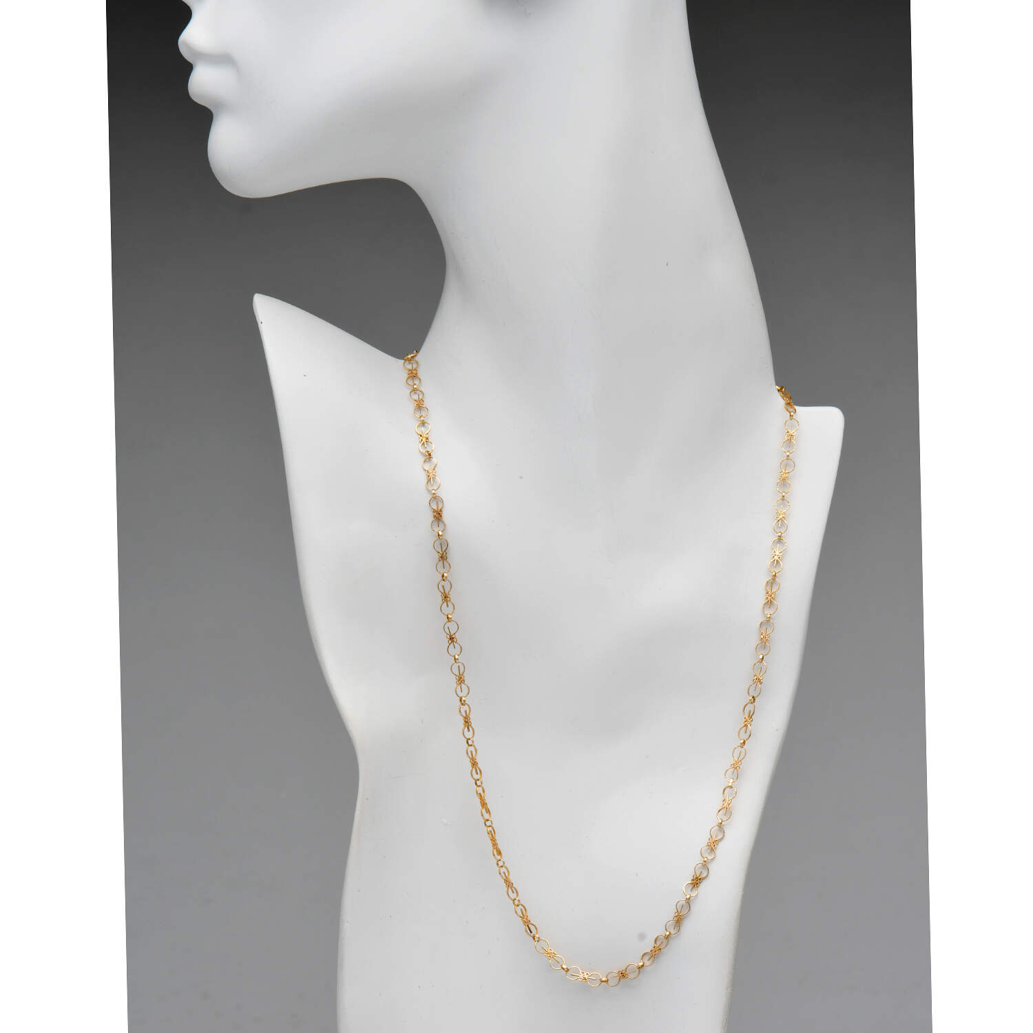 18KY Handmade Chain Necklace-3