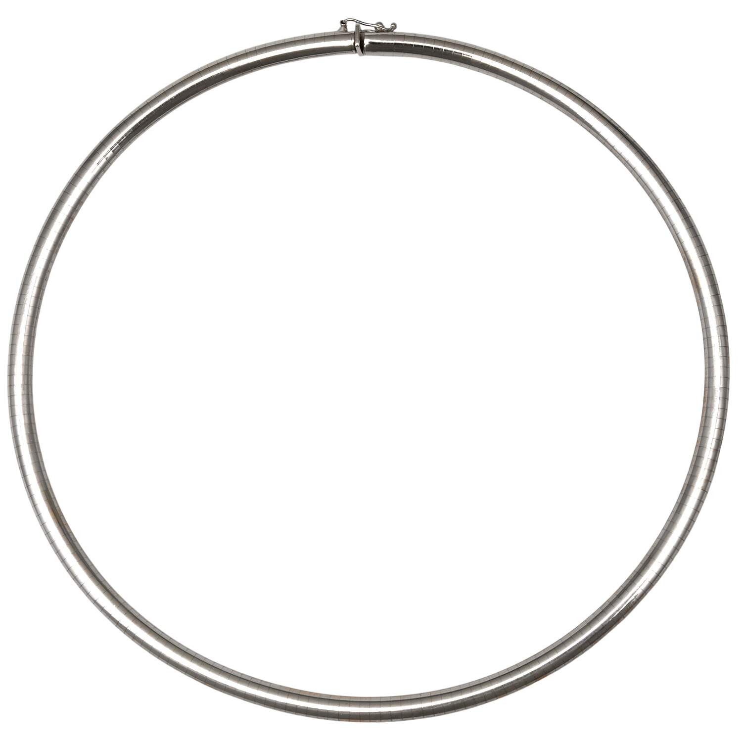 14KW Omega Domed Necklace-1