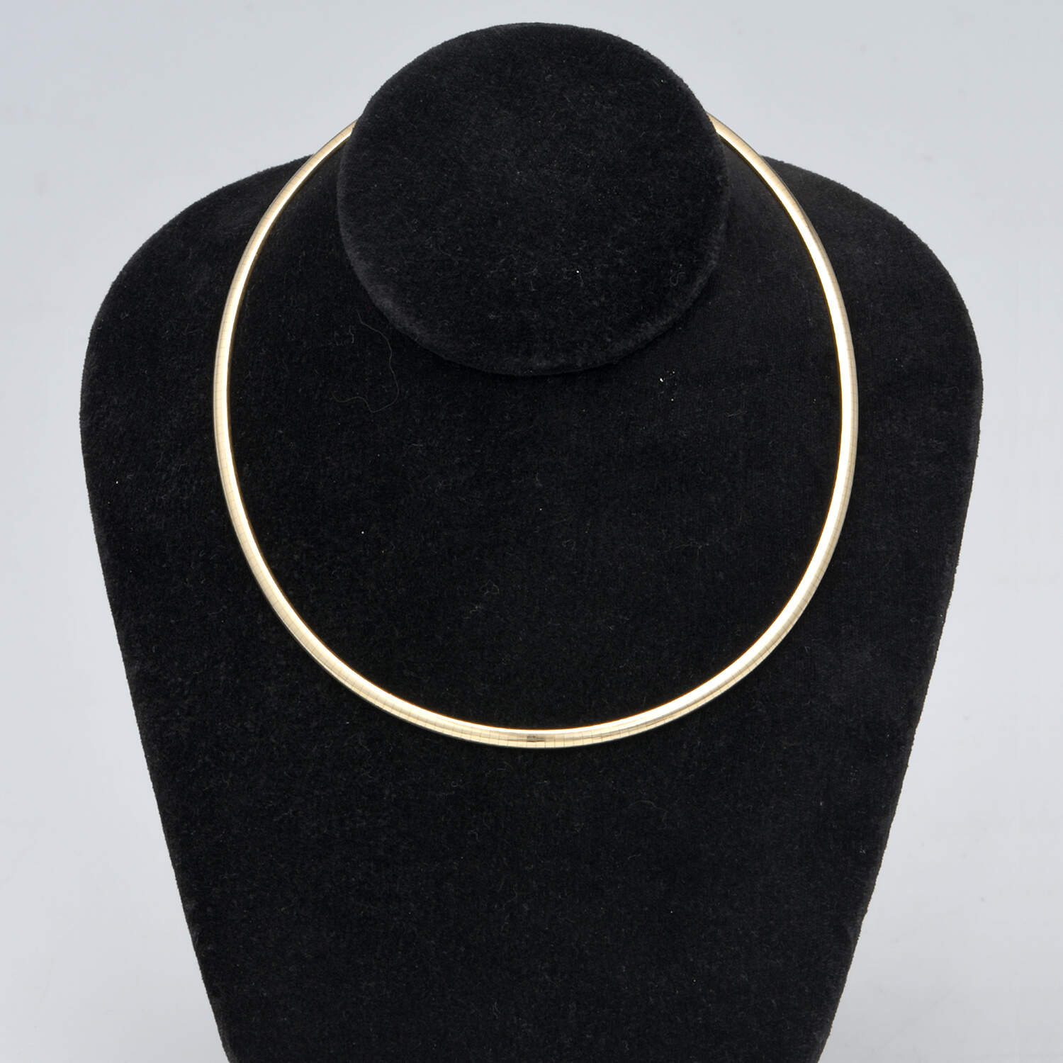 14KY Omega Domed Necklace-2