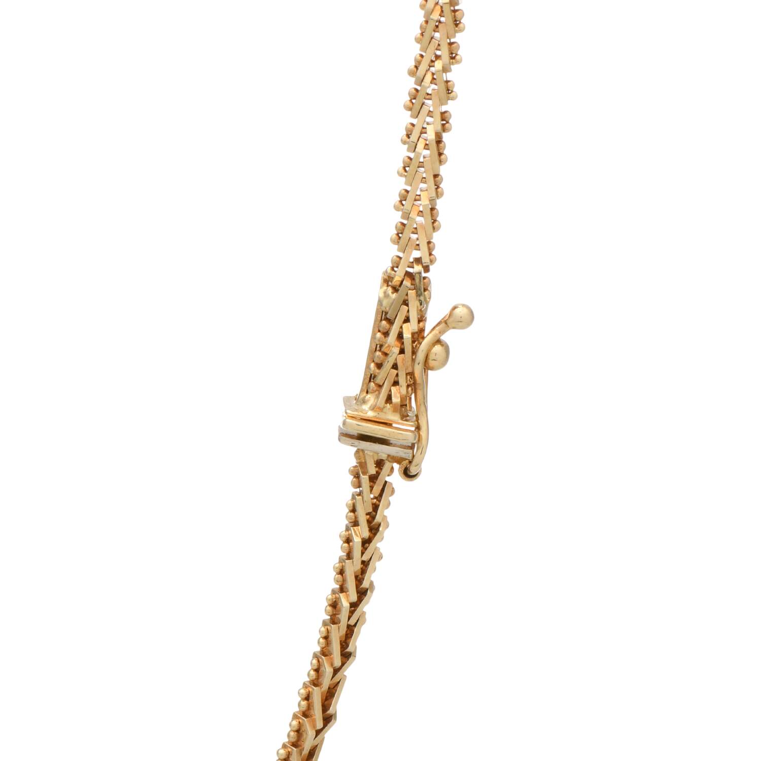 14KY Riccio Tassel Necklace-3