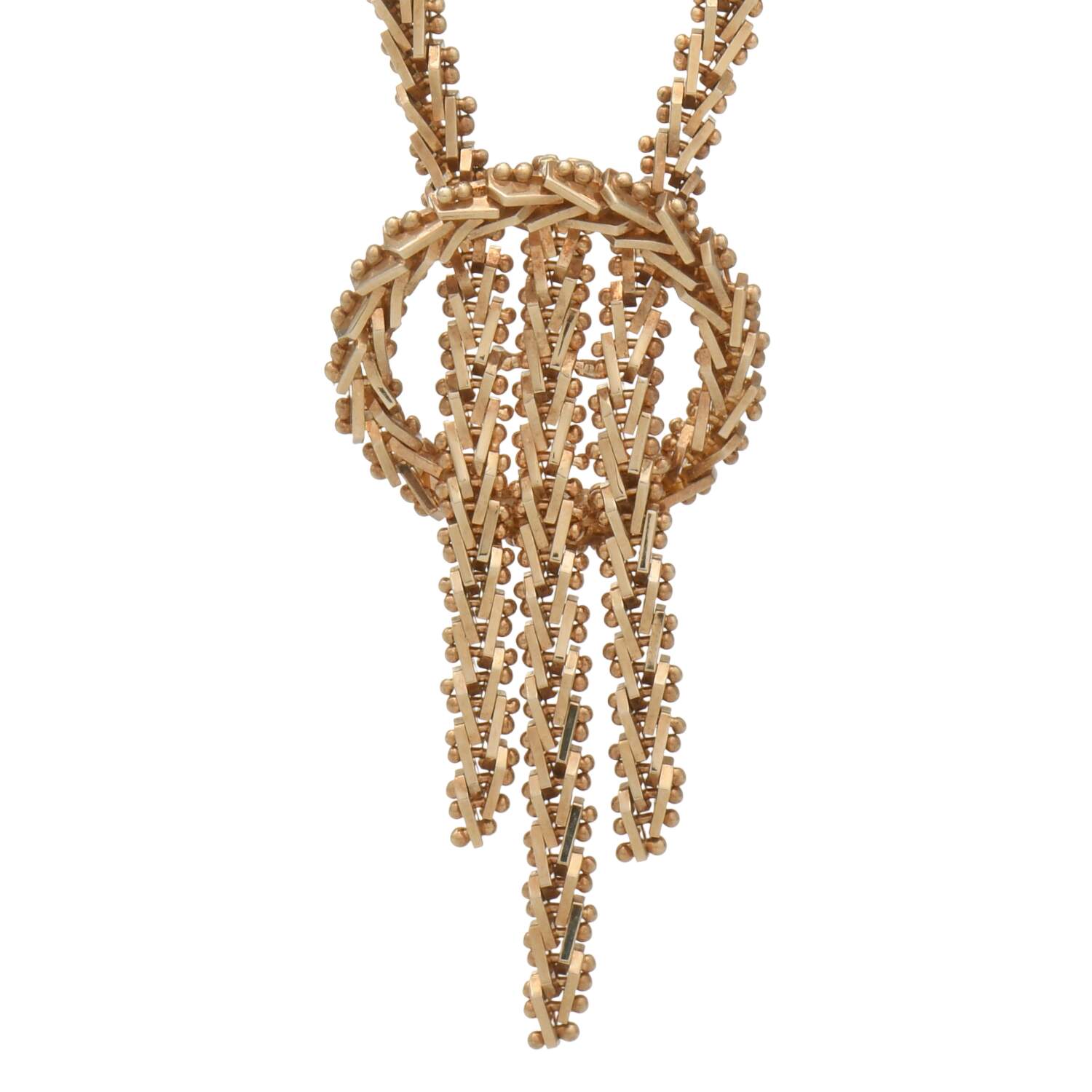 14KY Riccio Tassel Necklace-1