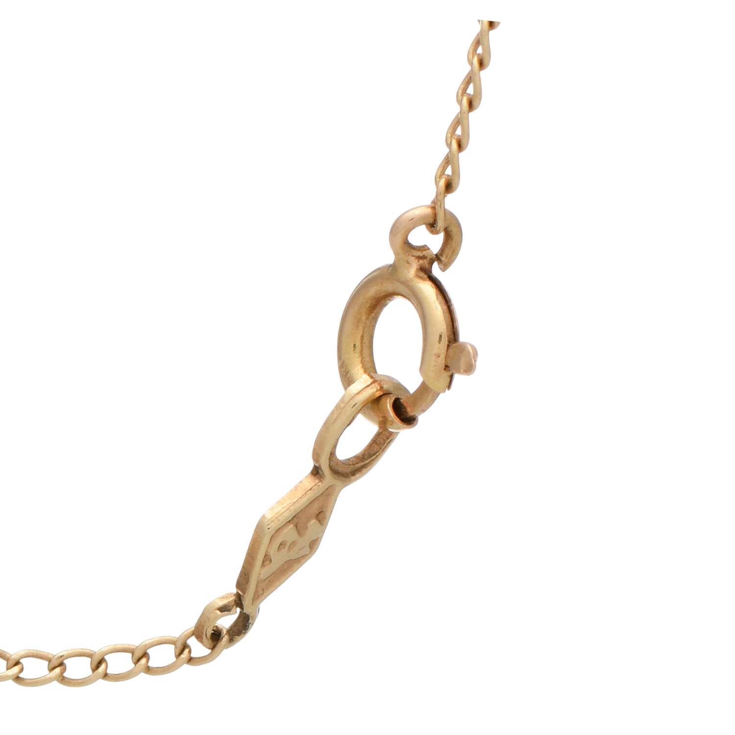 14KY Cable Chain with Gold Plated Star Pendant-3