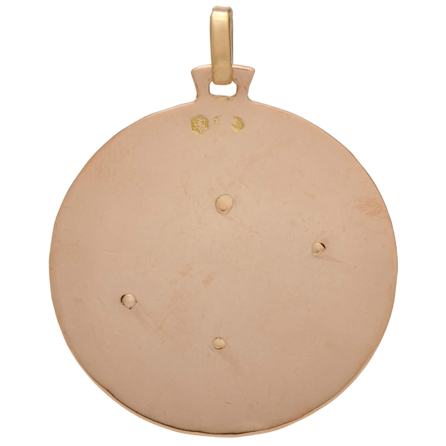 18KY St Jude Thaddeeus of Hope Pendant-2
