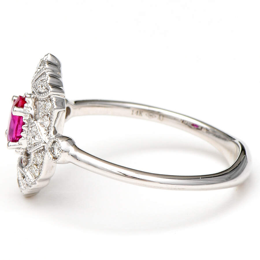 14KW Ruby(0.25) & Diamond(0.15) Ring-3