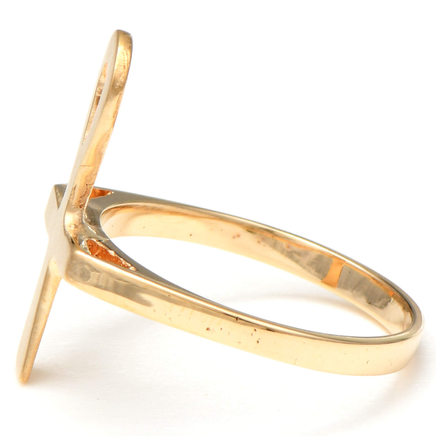 14KY Egyptian Ankh Ring-3